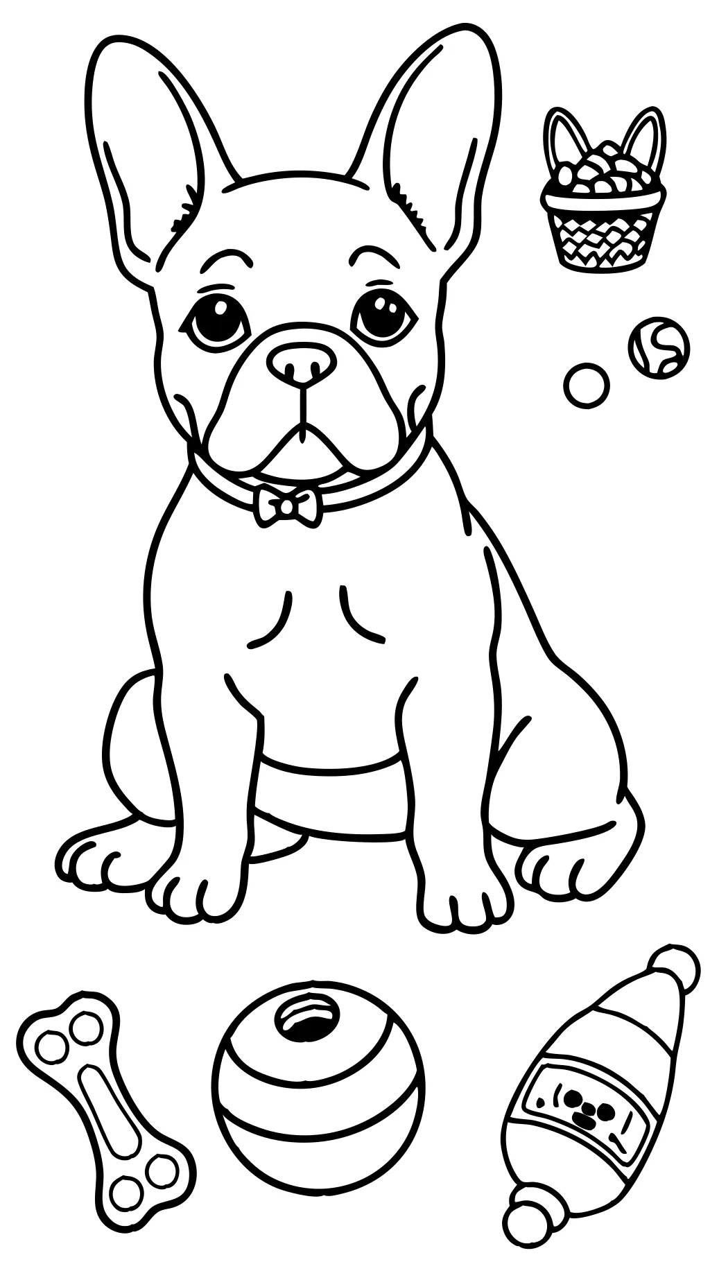 coloriages de Bulldog français